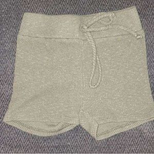 Fashion nova green lounging shorts